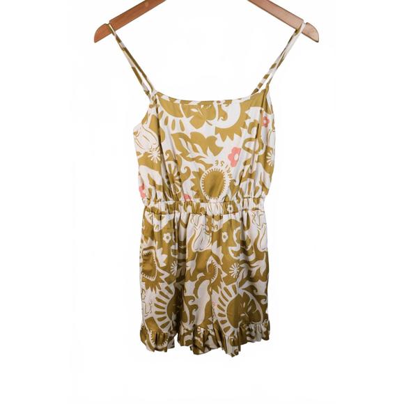 NEW COREY LYNN CALTER women´s delphine romper in brown...